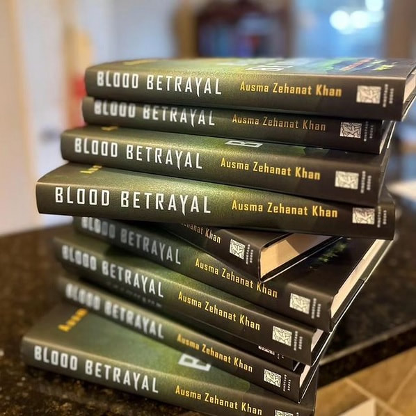 Blood Betrayal books, links to Instagram